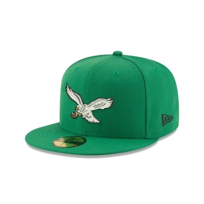 Sapca New Era Philadelphia Eagles NFL Classic Logo 59FIFTY Fitted - Verzi